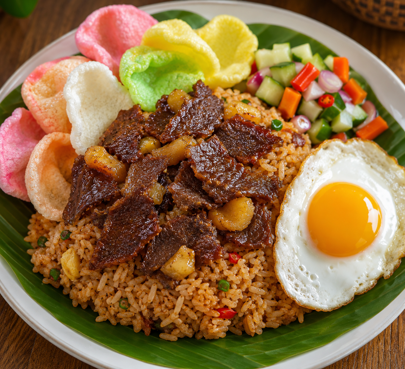 Nasi Goreng Dendeng Lemak